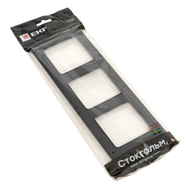 Купить EKF PROxima Стокгольм Черный Рамка 3-ая