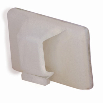 Площадка самоклеящаяся c клипсой под шлейф (ПКШ) 17х12 мм, упаковка 10 шт. Rexant 07-2317-10