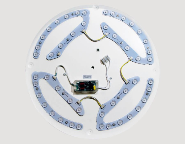 Купить Ambrella Потолочный светодиодный светильник с пультом FF48 WH белый 72W D570*75 (ПДУ ИК)