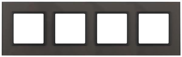 ЭРА 14-5104-32 Elegance Серый/антрацит Стекло Рамка 4-ая