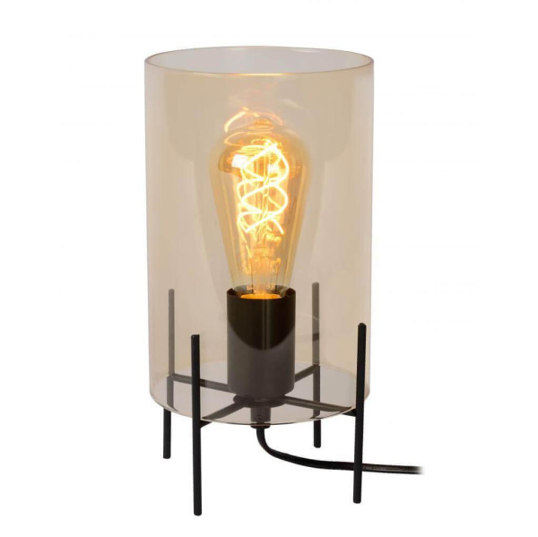 Lucide STEFFIE Лампа настольная 45566/01/62 E27/40W H27cm Amber