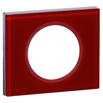Legrand Celiane2 Смальта кармин Рамка 1-я (2 мод) 069471