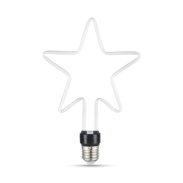 Купить Gauss Лампа Filament Artline Star 7W 580lm 2700К Е27 milky LED 1006802104