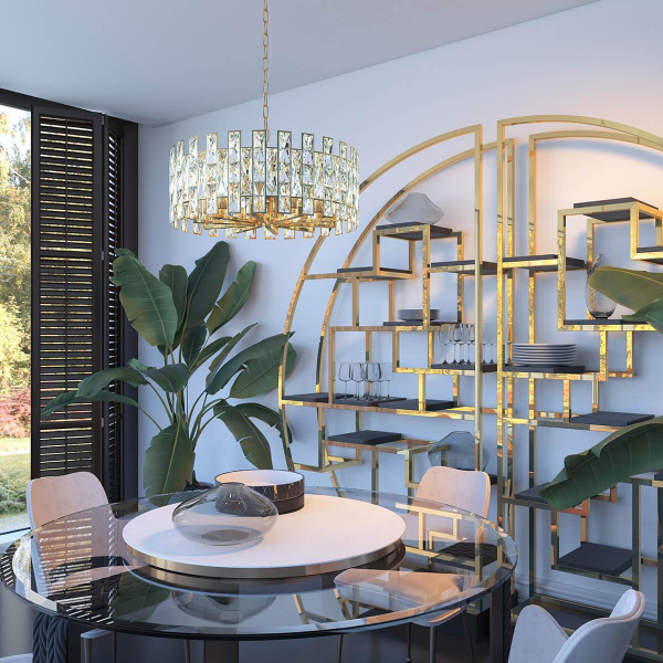 Odeon Light 4121/10 ODL19 436 золото/хрусталь Люстра E14 10*40W DIORA Купить Odeon Light 4121/10 ODL19 436 золото/хрусталь Люстра E14 10*40W DIORA