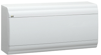 IEK PRIME Корпус пластиковый навесной ЩРН-П-18 белый/белая дверь IP41