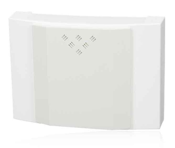 Zamel Звонок "ТРЁХТОНАЛЬНЫЙ" ("Аэропорт"), проводной, электронный, 3ААх1,5В + 8...220В, серый+белый, 83 дБ GNU-913/N-ECR