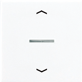 JUNG Клавиша для контрольного выключателя с символами вверх-вниз белый A590KO5PWW