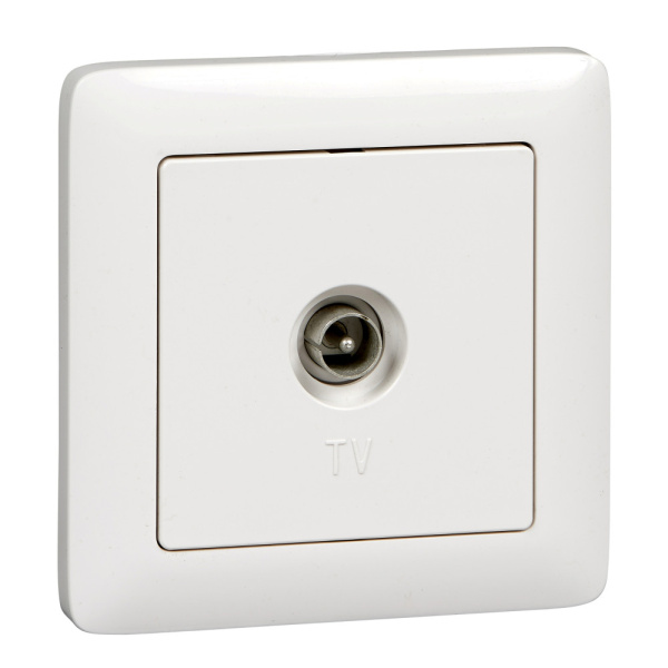 Купить Systeme Electric Wessen ХИТ внутр Бел Розетка телевизионная оконечная