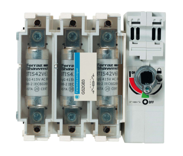 Купить SE Корпус выключателя-разъединителя-предохранителя 3P 63A GS2GB3