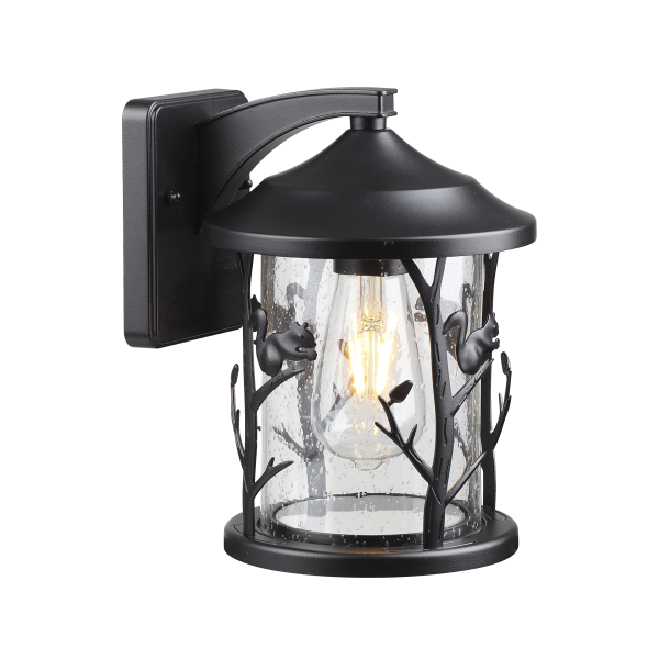 Купить Odeon Light 4963/1W NATURE ODL22 579 черный/стекло Ландшафтный настен.светильник E27 1*60W IP44 CUITA