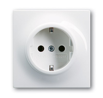 ABB BJE Impuls Бел Розетка с/з 2CKA002011A3790