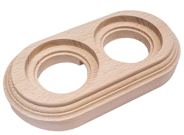 BIRONI Лизетта Бук Натурэль Рамка 2-ая на бревно 280мм BFC28-620-10