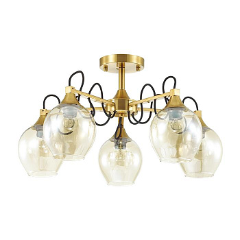 Lumion 3777/5C LN19 068 бронза Люстра потолочная E27 5*60W 220V MEGAN