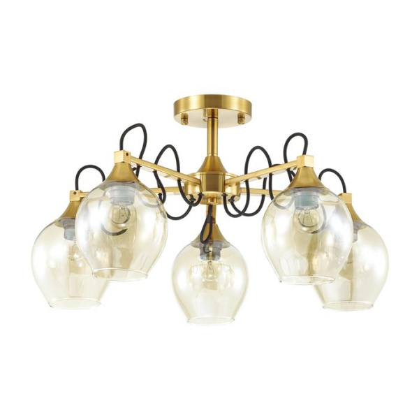 Lumion 3777/5C LN19 068 бронза Люстра потолочная E27 5*60W 220V MEGAN