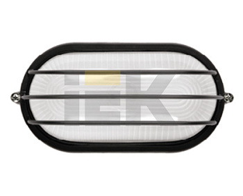 IEK Светильник НПП1406 черный/овал сетка 60Вт IP54 LNPP0-1406-1-060-K02