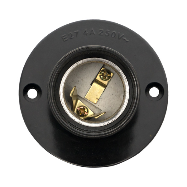 Купить EKF PROxima Патрон карболитовый наст. Е27 черн. наклонный индивидуальный пакет LHC-E27-wi-p