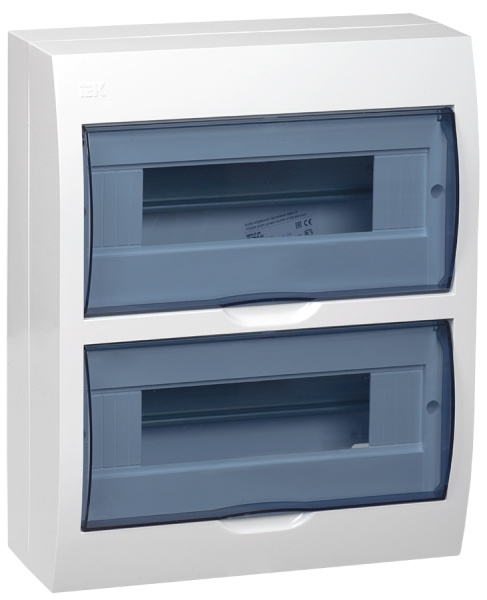 IEK KREPTA 3 Корпус пластиковый ЩРН-П-24 IP40  белый откр.монтаж