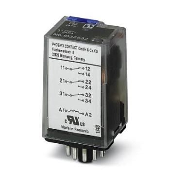 Phoenix Contact REL-OR-BL- 24DC/3X21 Одиночное реле 1032532