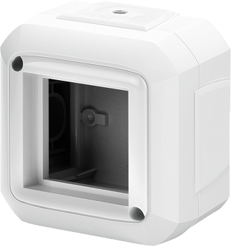 ABB Variant+ Белый Коробка накладного монтажа для механизмов 45х45 с четырьмя вводами, IP20 2CHN063540C4500