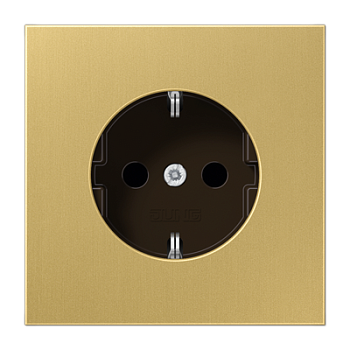 JUNG SCHUKO®-розетка 16 A / 250 B ~ с защитой от детей, латунь Classic ME1521KIC