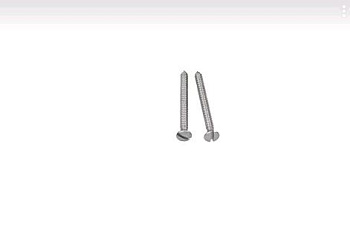 BIRONI Металл Хром Саморез для установки выключателей и изоляторов 2шт/уп B-913-30-2