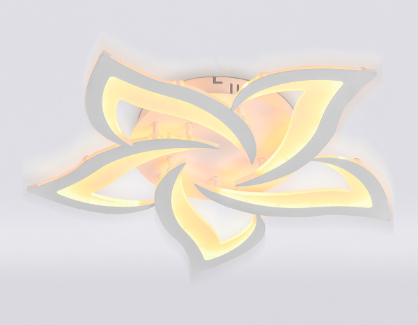 Купить Ambrella Потолочный светодиодный светильник с пультом FA4171/5 WH белый 3000K/4200K/6400K 56W D640*80 (ПДУ ИК)