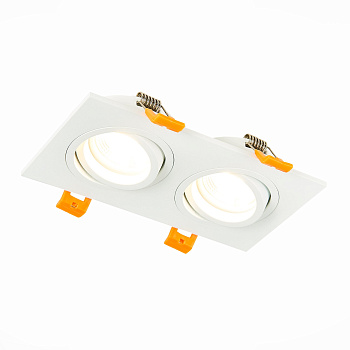 ST LUCE  ST251.508.02 Св-к встр. Белый GU10 2*50W IP20 L170xW92xH27 220V Без ламп