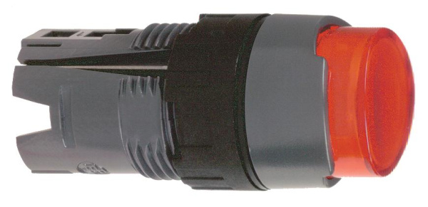 Купить SE Кнопка круглая удлиненная с подсветкой красная ZB6AE4