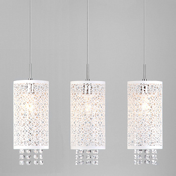 Eurosvet Подвесной светильник с хрусталем 1181/3 хром 00000065380