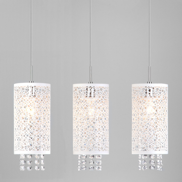 Eurosvet Подвесной светильник с хрусталем 1181/3 хром 00000065380