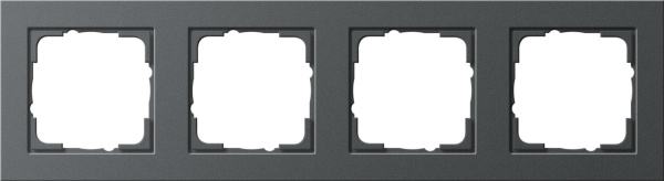 Gira E2 Антрацит Рамка 4-ая 021423