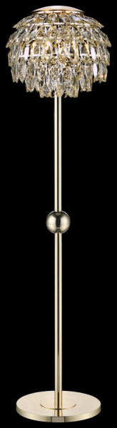 Wertmark WE113.04.305 Торшер Золото/Прозрачный E14 4*40W