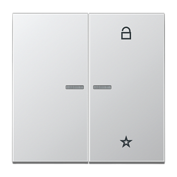 JUNG Центральная плата универсальная, алюминий AL1701