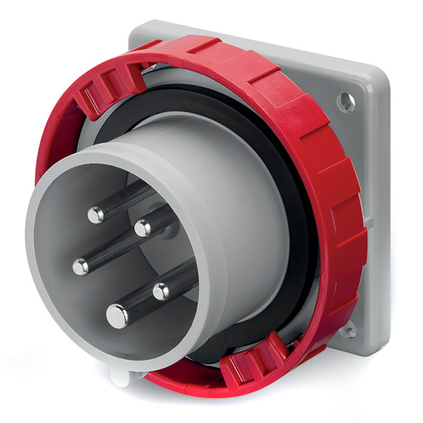 DKC Вилка панельная прямая IP67 32А 3P+E+N 400В