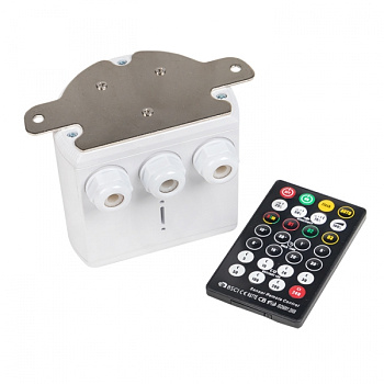 EKF PROxima Микроволновый датчик движения бел. для высоких потолков 2000Вт 360гр. 30м IP65 MW-707