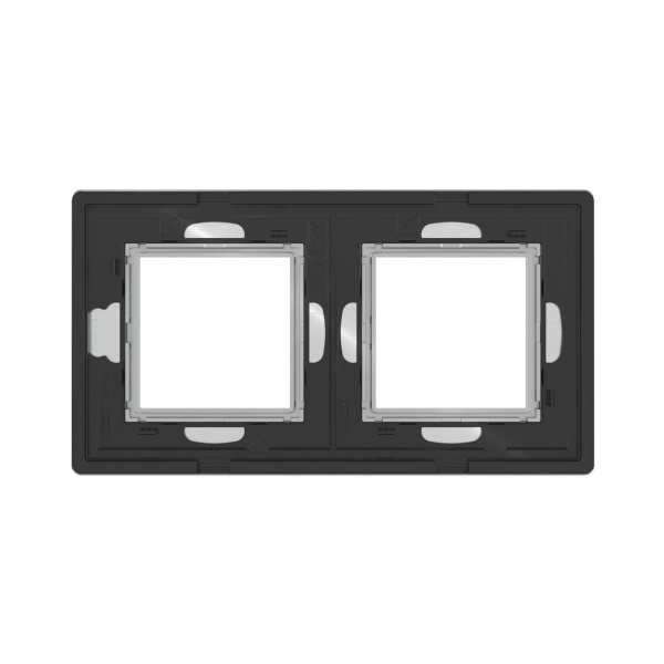 Купить DKC Рамка из алюминия, "Avanti", серая, 2 поста (4 мод.)