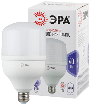 ЭРА LED POWER T120-40W-6500-E27 (диод, колокол, 40Вт, хол, E27)