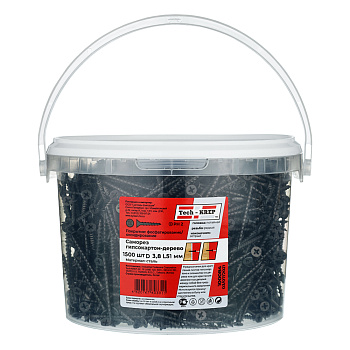 Tech-Krep Саморез ШСГД 3,8х51 (1500 шт) - ведро 100084