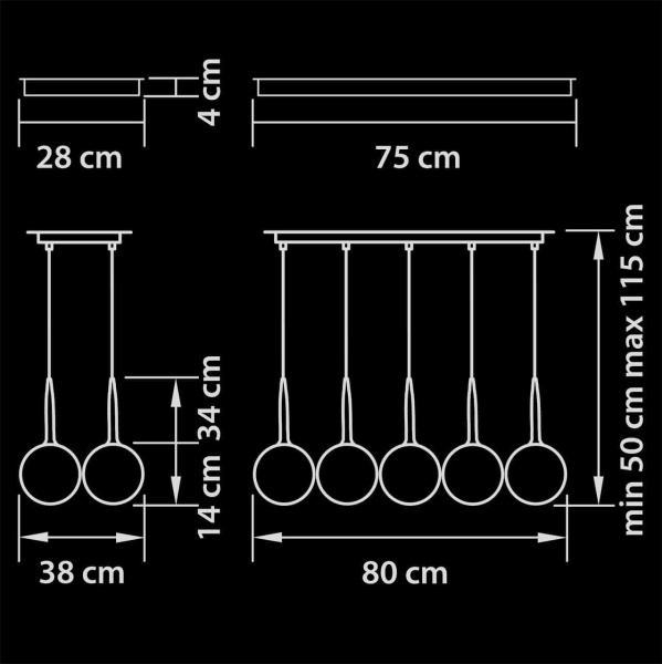 Купить Lightstar Подвес Globo Lightstar 803080