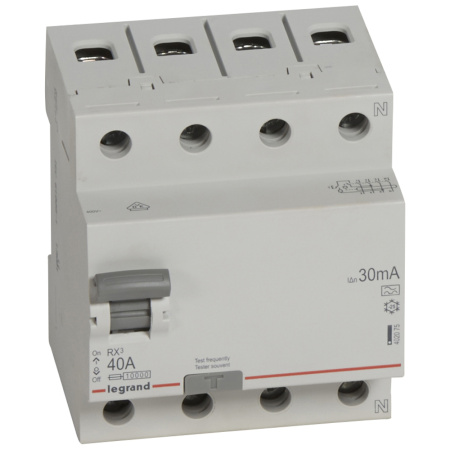 Legrand RX3 УЗО 30мА 40А 4P A 402075