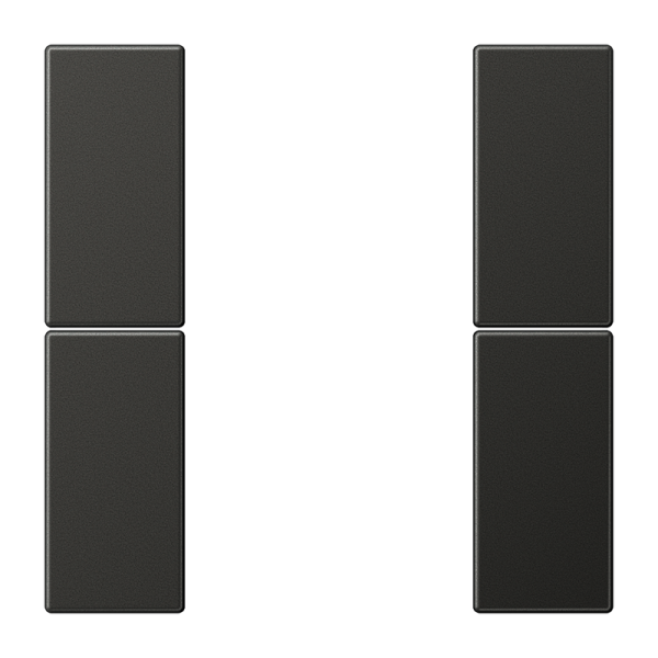 JUNG Антрацит Комплект накладок 2гр AL2502TSAAN