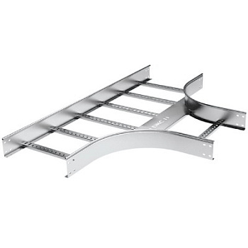 DKC Т-ответвитель 50х200 R-600 в комплекте с крепежными элементами и соединительными пластинами, необходимыми для монтажа