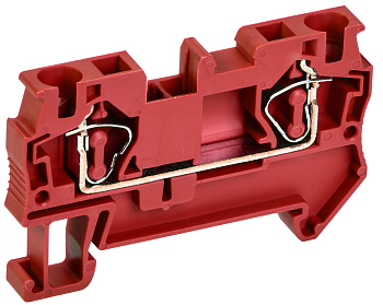 IEK Клемма пружинная КПИ 2в-4 41А красный