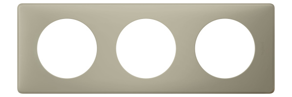 Legrand Celiane2 Перкаль Грин Рамка 3-ая (2+2+2 мод) 066713