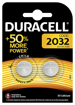 Duracell 5006231 Литиевые батарейки для электронных устройств CR2032-2BL Б0037273