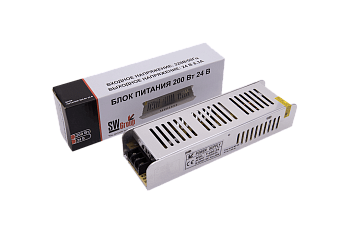 SWG Блок питания компактный (узкий), 200 W, 24V T-200-24