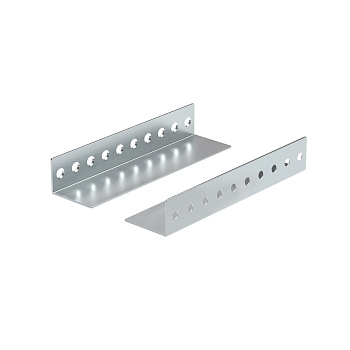 DKC Уголок для тяжелого оборудования, глубина 253 мм для напольных 19" IT-корпусов ДКС серии CQE глубиной 600 мм, 2 шт.