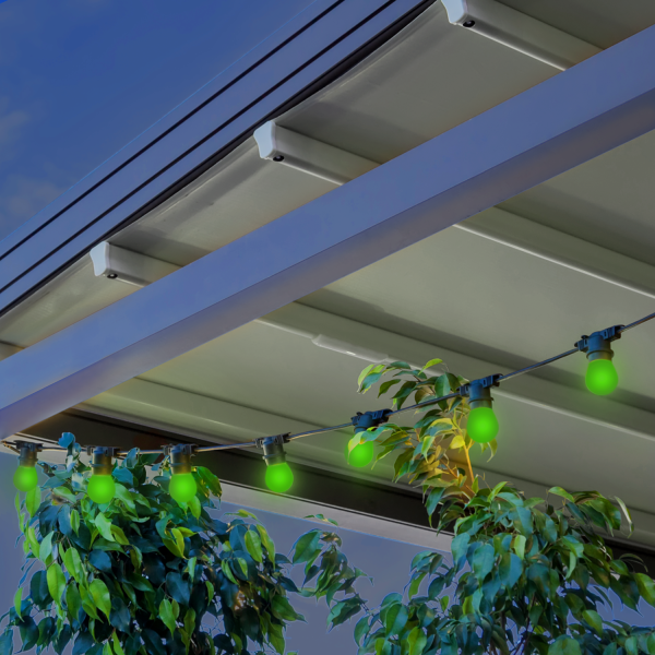 Купить Gauss Гирлянда светодиодная "Белт Лайт" Holiday, 10 ламп, 7,7 м, IP44, зеленый, 1/6 HL061