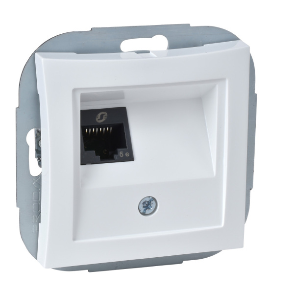 SE Дуэт Бел Розетка компьютерная 1-ая RJ45 кат.5e WDE000183