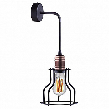 Nowodvorski Черный Бра Workshop 6606 E27 60W 220V